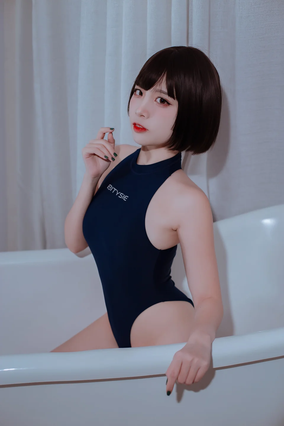 二佐Nisa - 私房竞泳 [40P-430MB] tg@simisebaisi 【丝足阁】030.webp
